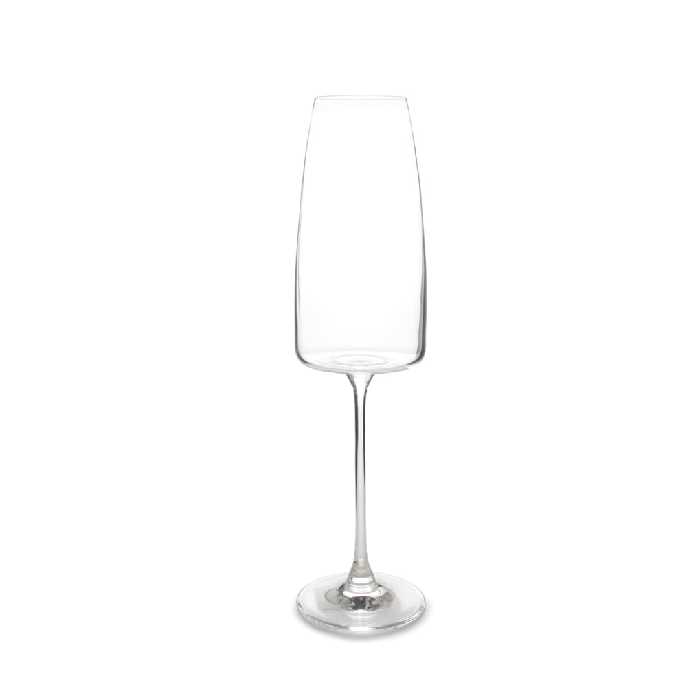 Lot de 4 verre à champagne transparent en verre 34cl
