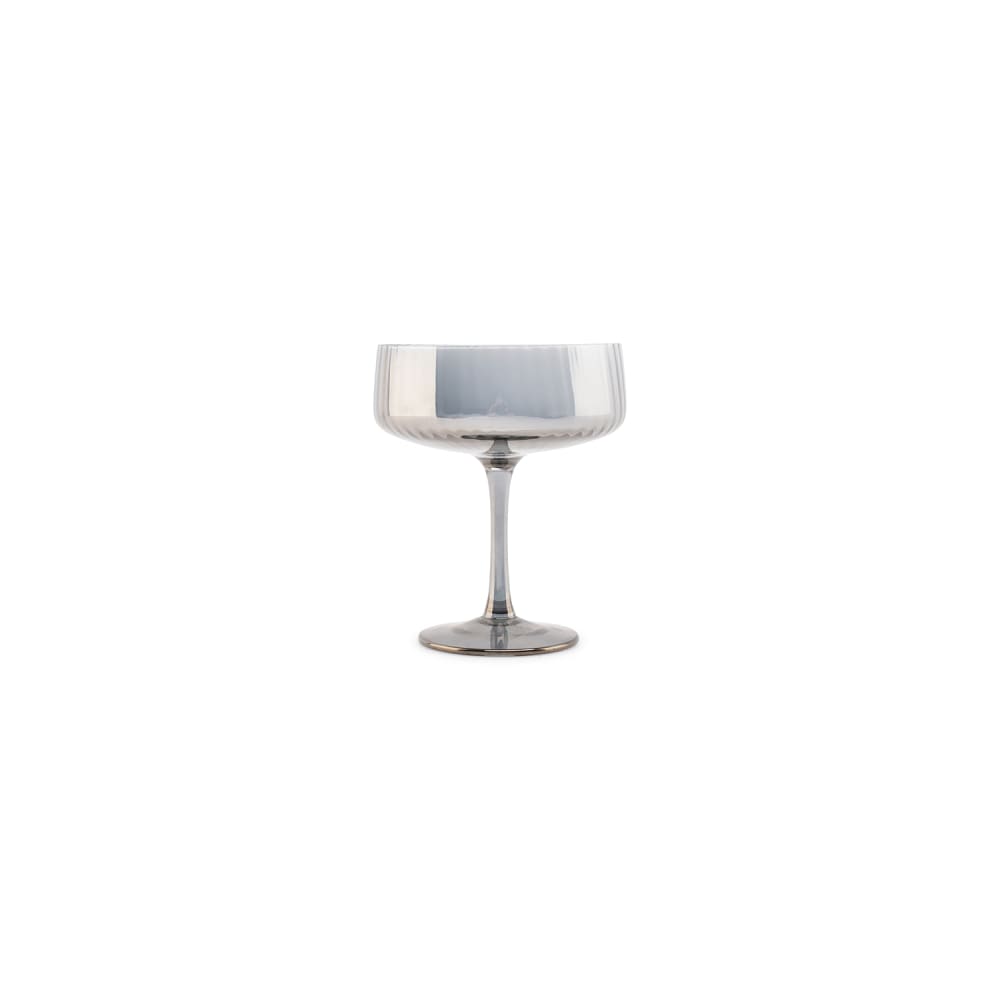 Lot de 4 verre à champagne marron en verre 23cl