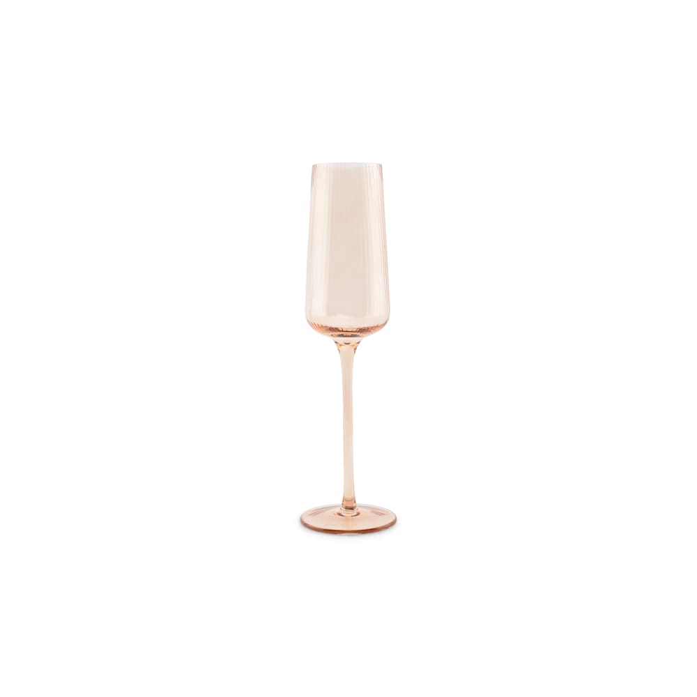 Lot de 4 verre à champagne marron en verre 24cl