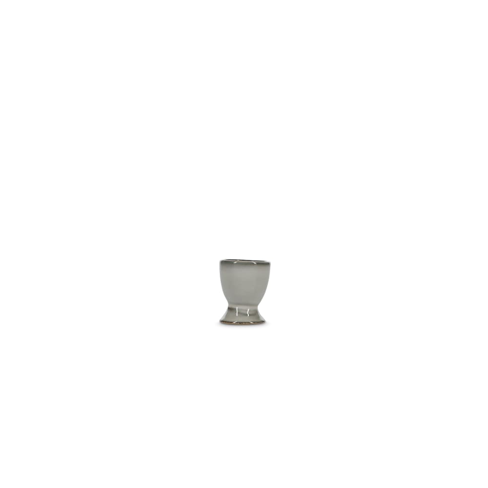 Lot de 4 coquetier vert en grès 5xh6cm