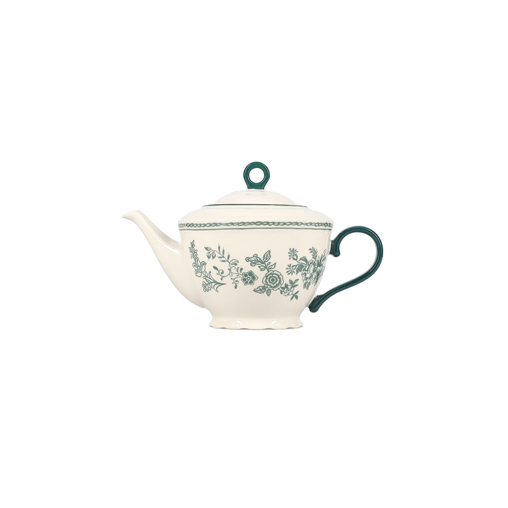 Théière vert en porcelaine 92cl Théière vert en porcelaine 92cl