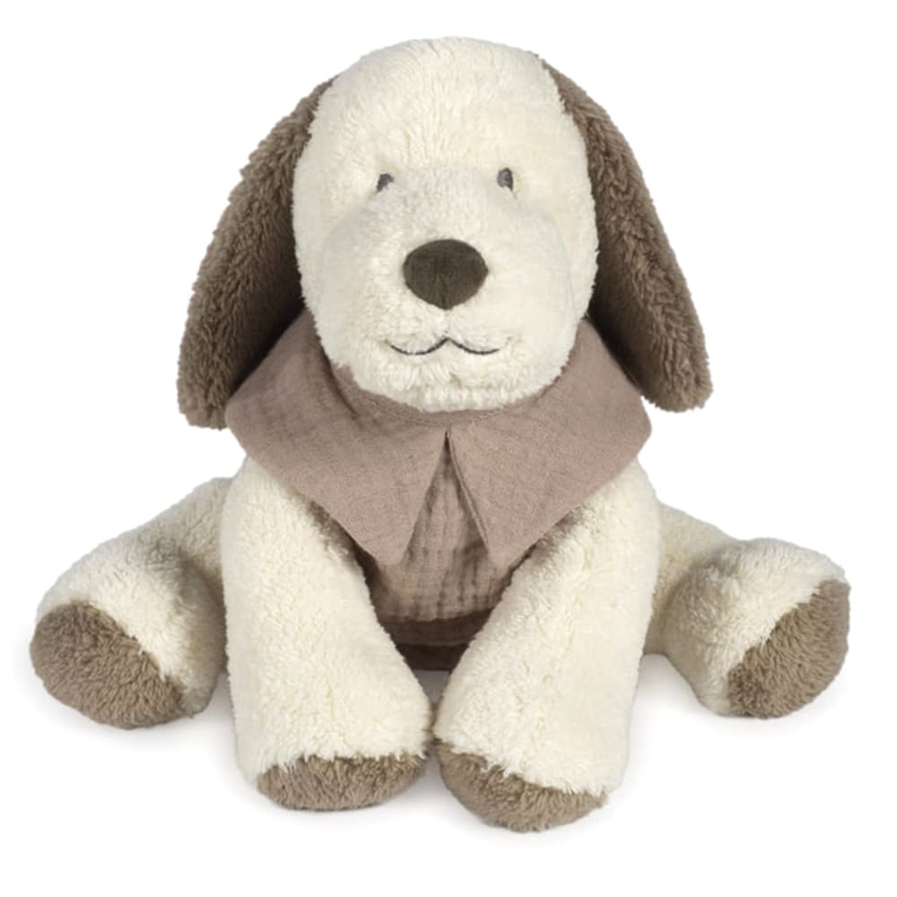 Walking mum Kuscheltier hund aus velours und baumwolle, sintra Beige