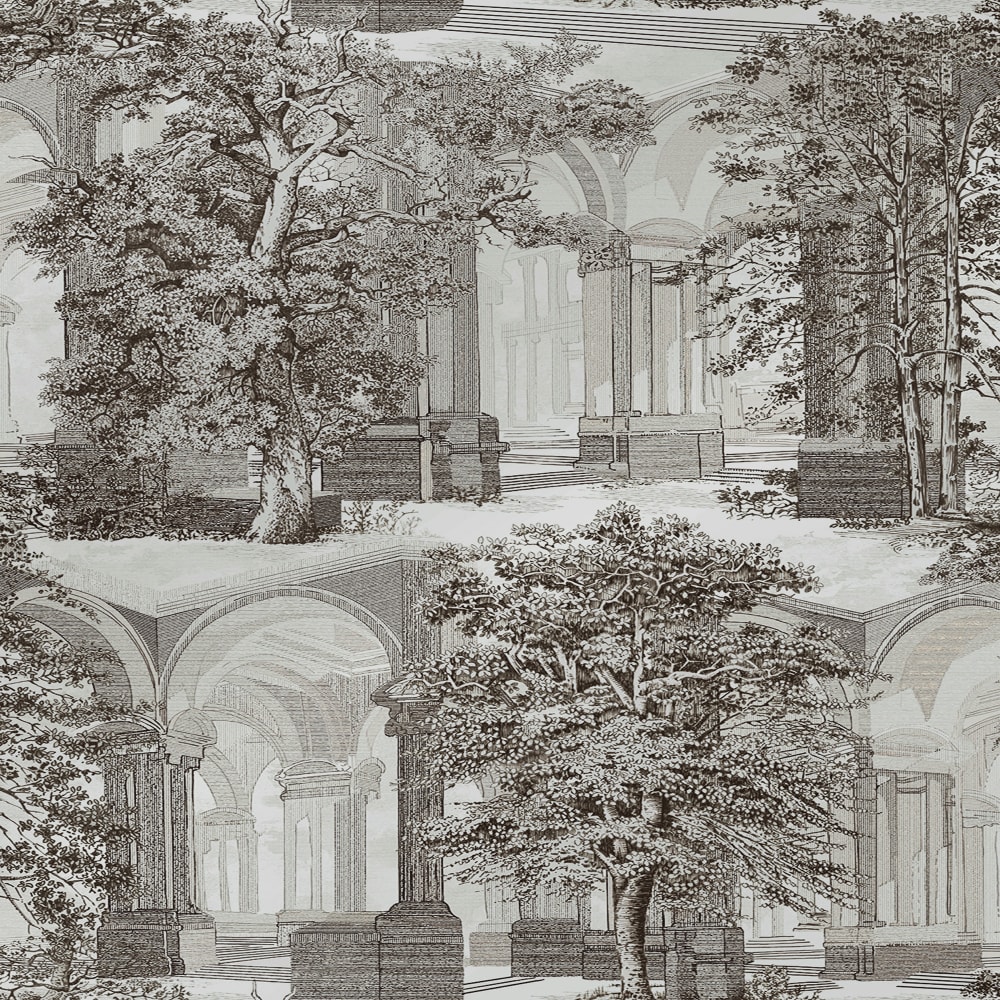 Papier peint gris architecture 1005x52cm — vue 4