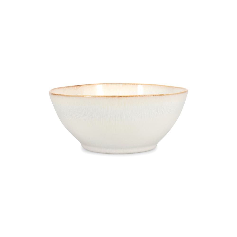 Lot de 4 bols blanc en grès 17xh7,5cm Lot de 4 bols blanc en grès 17xh7,5cm
