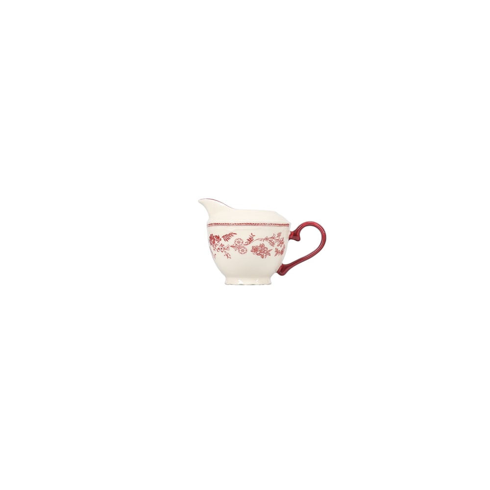 Pot à lait et sauce rouge en porcelaine 18cl