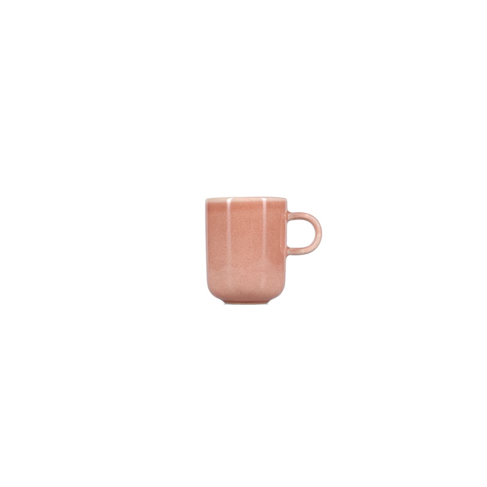 Lot de 4 tasses rose en grès 30cl