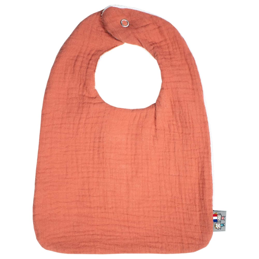 Sevira Kids Babylätzchen aus baumwollgaze BRAUN Öko-Tex Zertifikat BAUMWOLLE Baby
