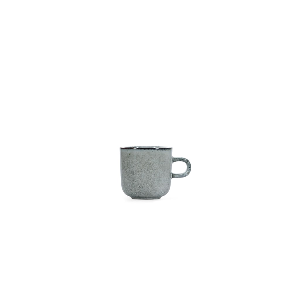Lot de 4 tasses vert en grès 24cl Lot de 4 tasses vert en grès 24cl