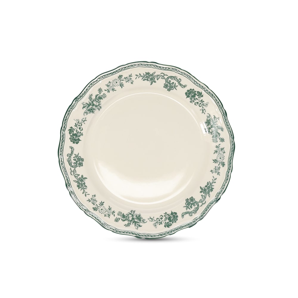 Lot de 4 assiettes vert