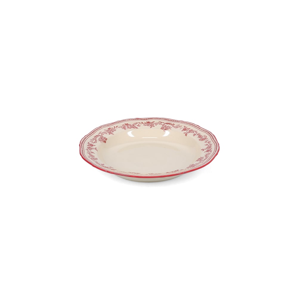 Lot de 4 assiettes creuse - porcelaine