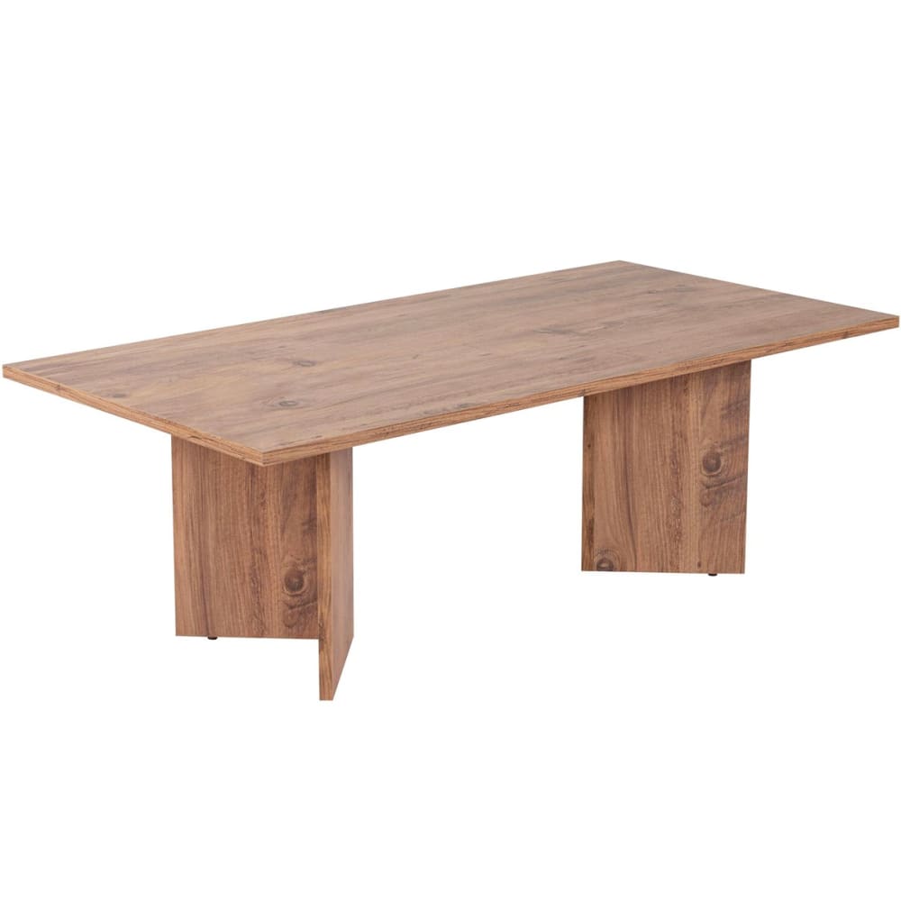 Table basse rectangulaire effet Bois 119 cm