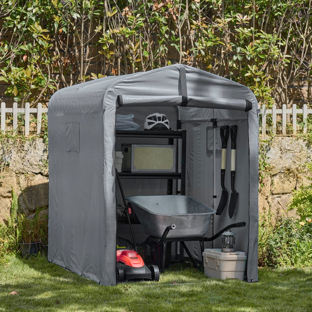 Abri de jardin cabane de jardin exterieur abri vélo 120x176x163 cm