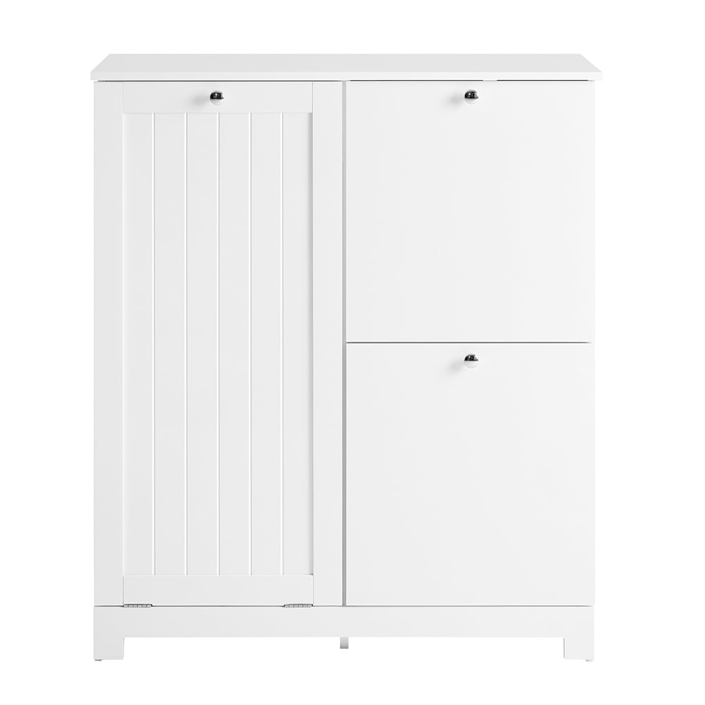 WäScheschrank Mit 2 Schubladen Weiß 78X38X90Cm Modern