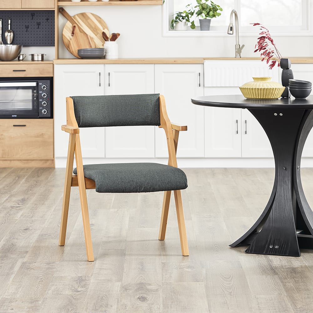 Chaise pliante gain de place 61.5x56x77.6cm