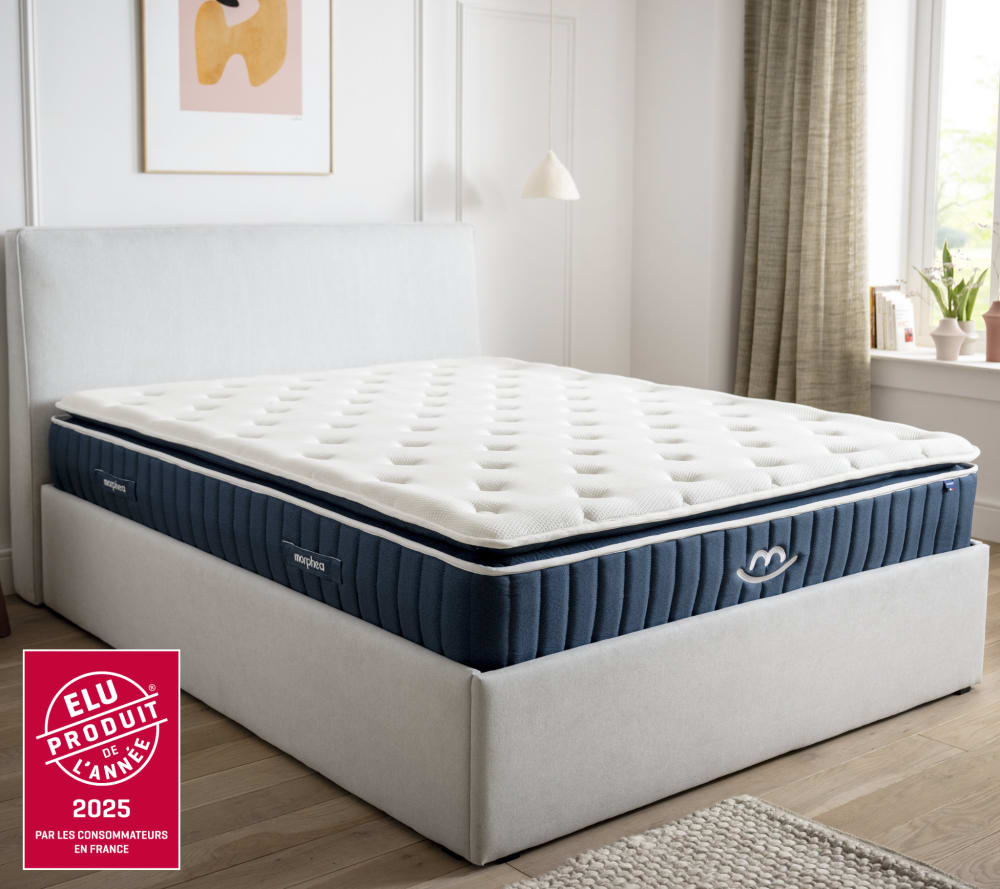 Matelas luxe hybride mémoire de forme 160x200 épais 30cm