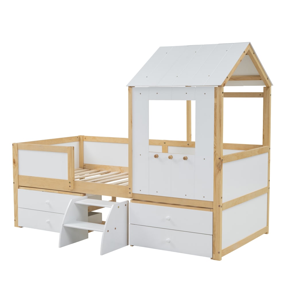 Lit enfant en pin blanc
