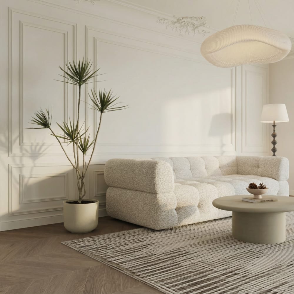 Cordyline en pot artificiel vert H180