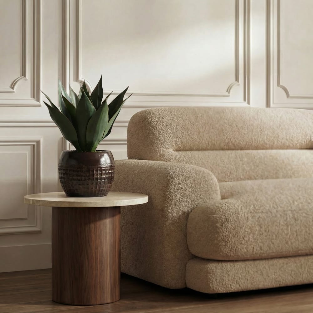 Agave en pot artificiel vert L40 - Maisons du Monde