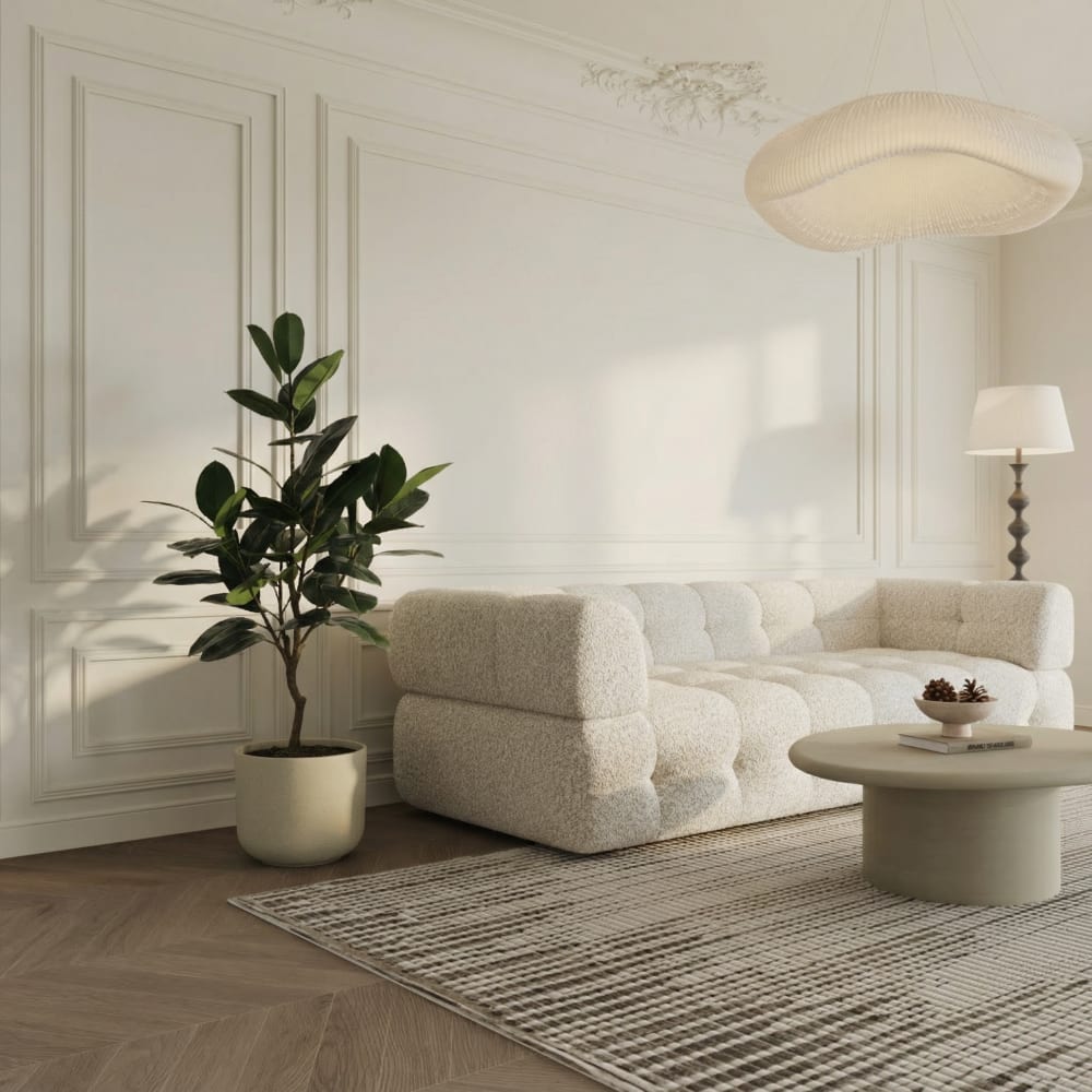 Ficus en pot artificiel vert H130 - Maisons du Monde