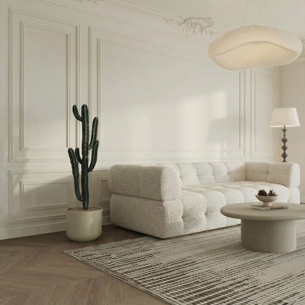 Cactus en pot artificiel vert H98