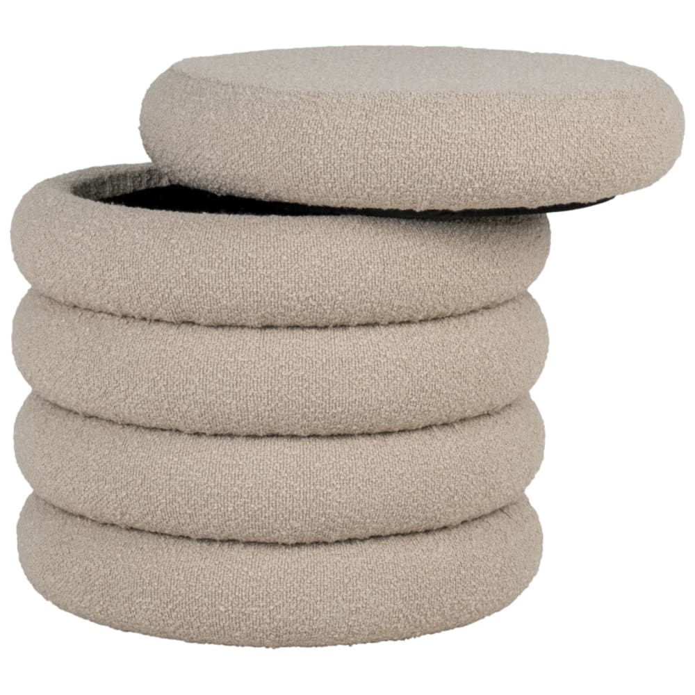 Pouf avec rangement en