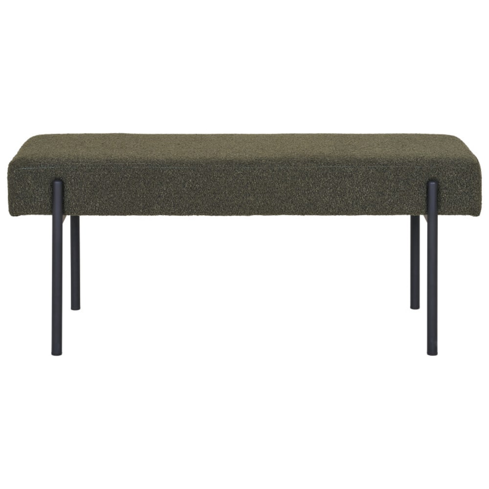 Banc en tissu vert 100 cm Banc en tissu vert 100 cm