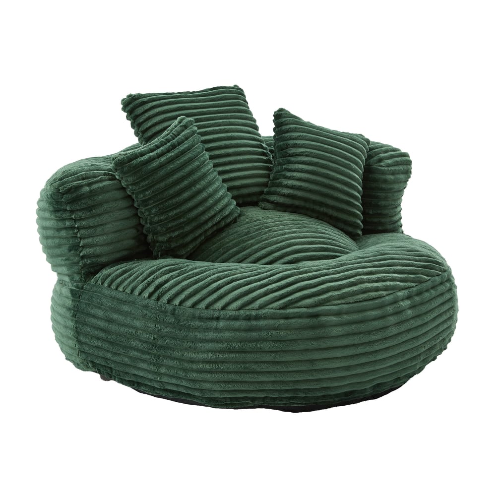 fauteuil rond en velours
