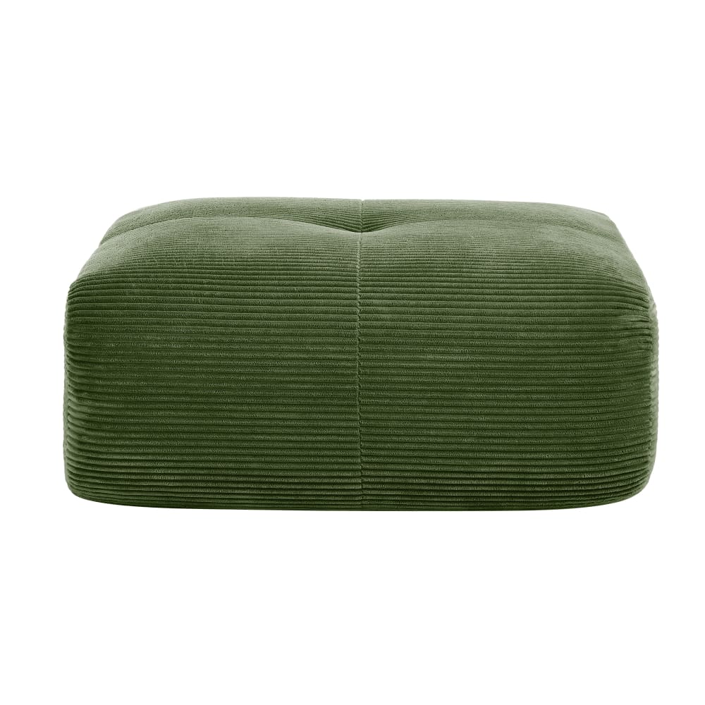 Pouf carré en velours