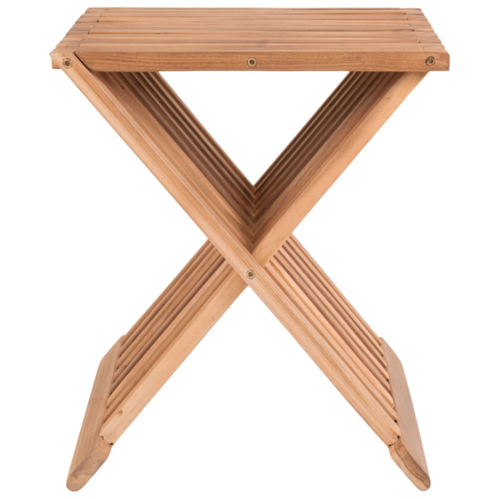 Tabouret en teck massif