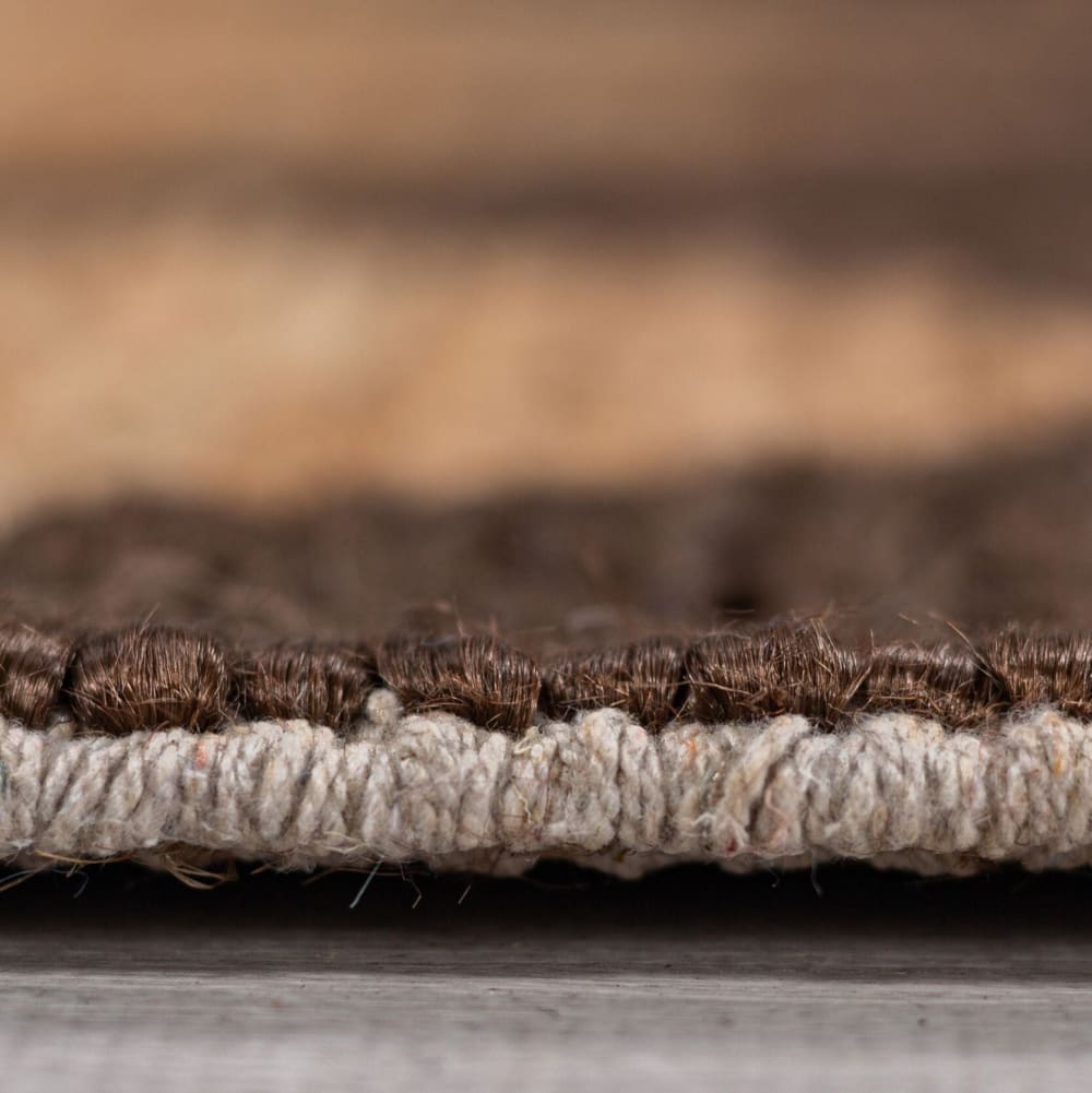 Tapis en jute marron et marron foncé 120x170cm — vue 4
