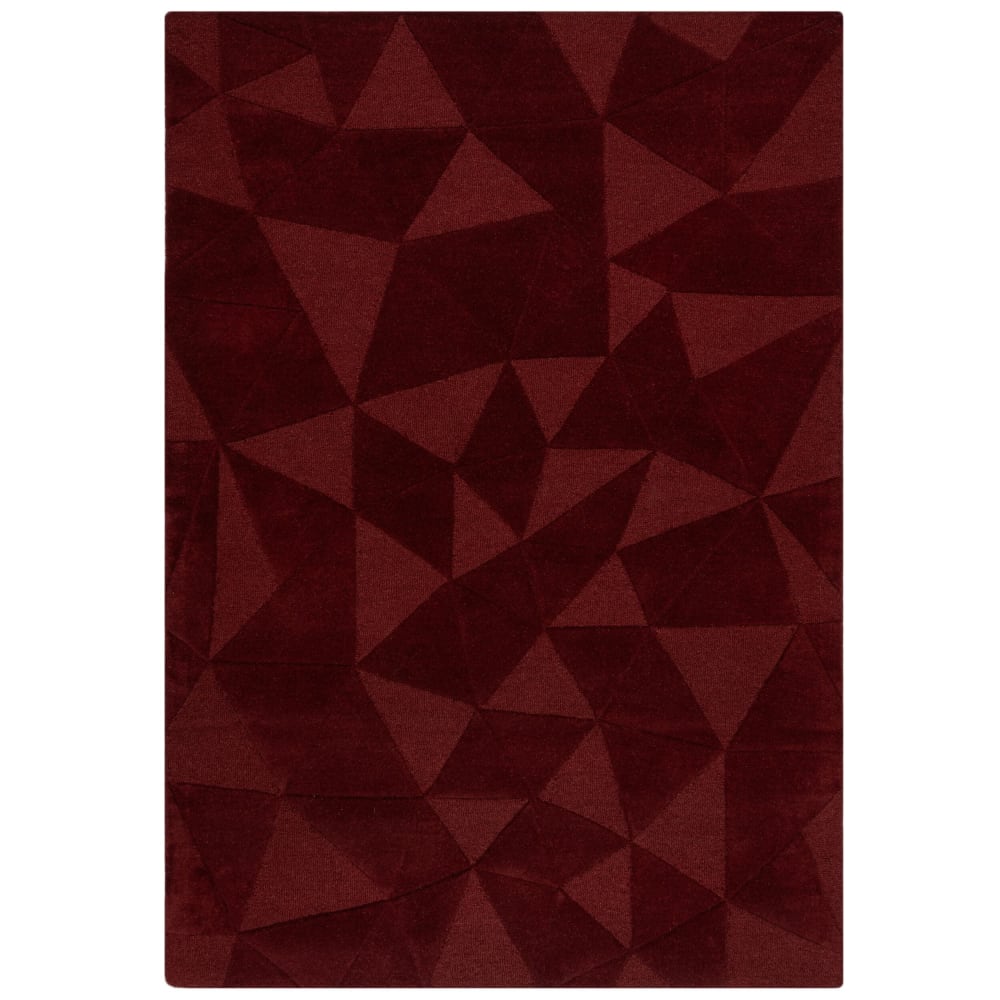 Tapis en laine rouge 200x290cm