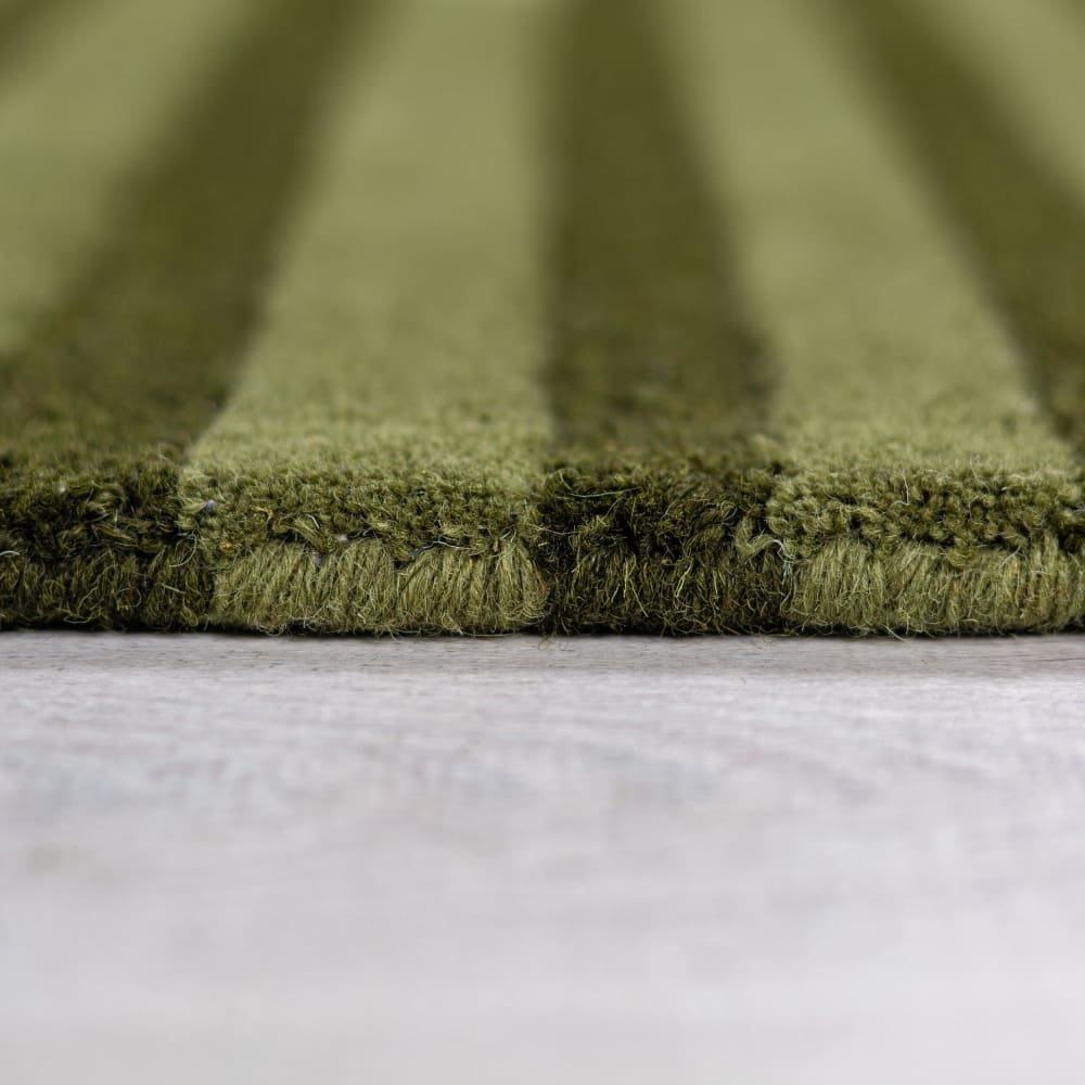 Tapis en laine verte 150x240cm — vue 4