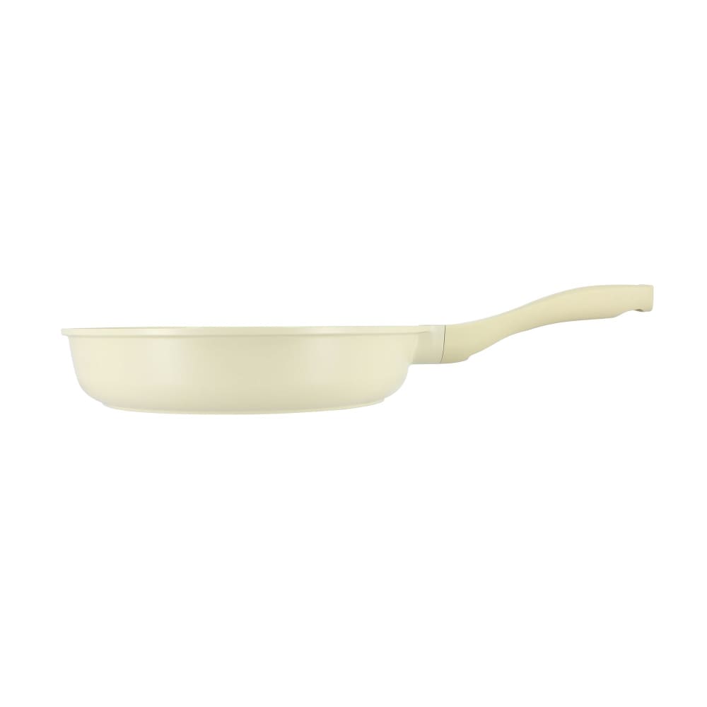 Poêle 28cm en aluminium recyclé crème - tous feux