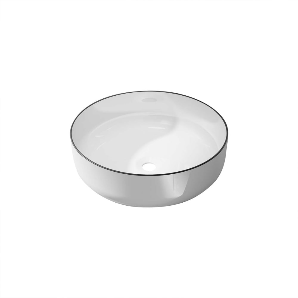 Vasque à poser en céramique blanche
