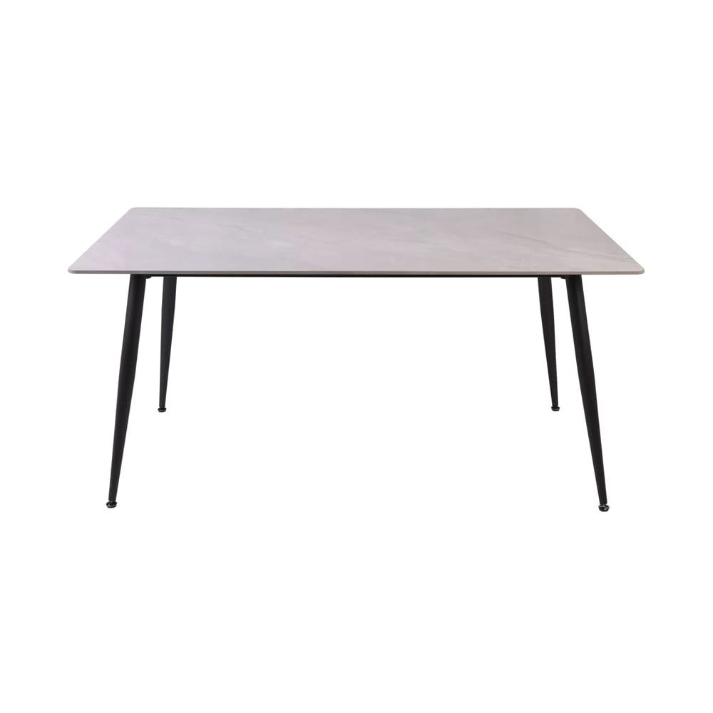 Esstisch modernes Design aus Keramik 160x90x76cm, marmor grau -
