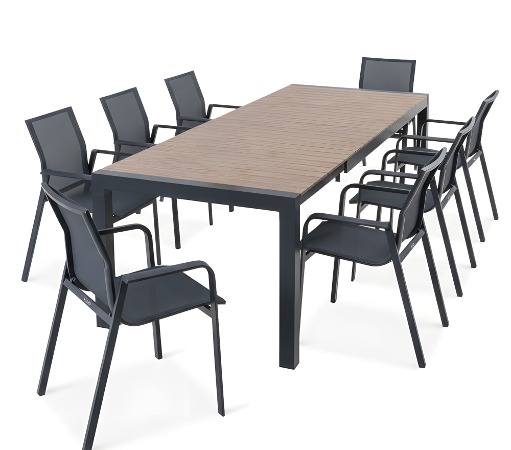 ensemble table et 8 chaises