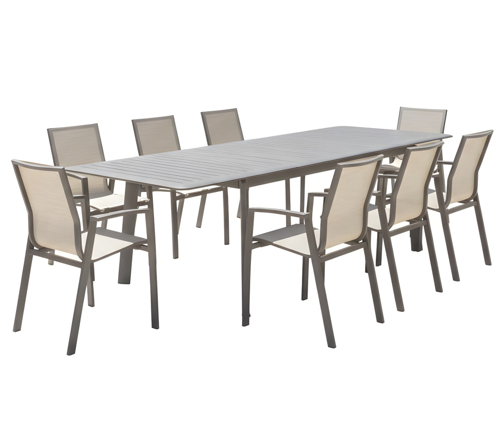 Ensemble table et 8 chaises