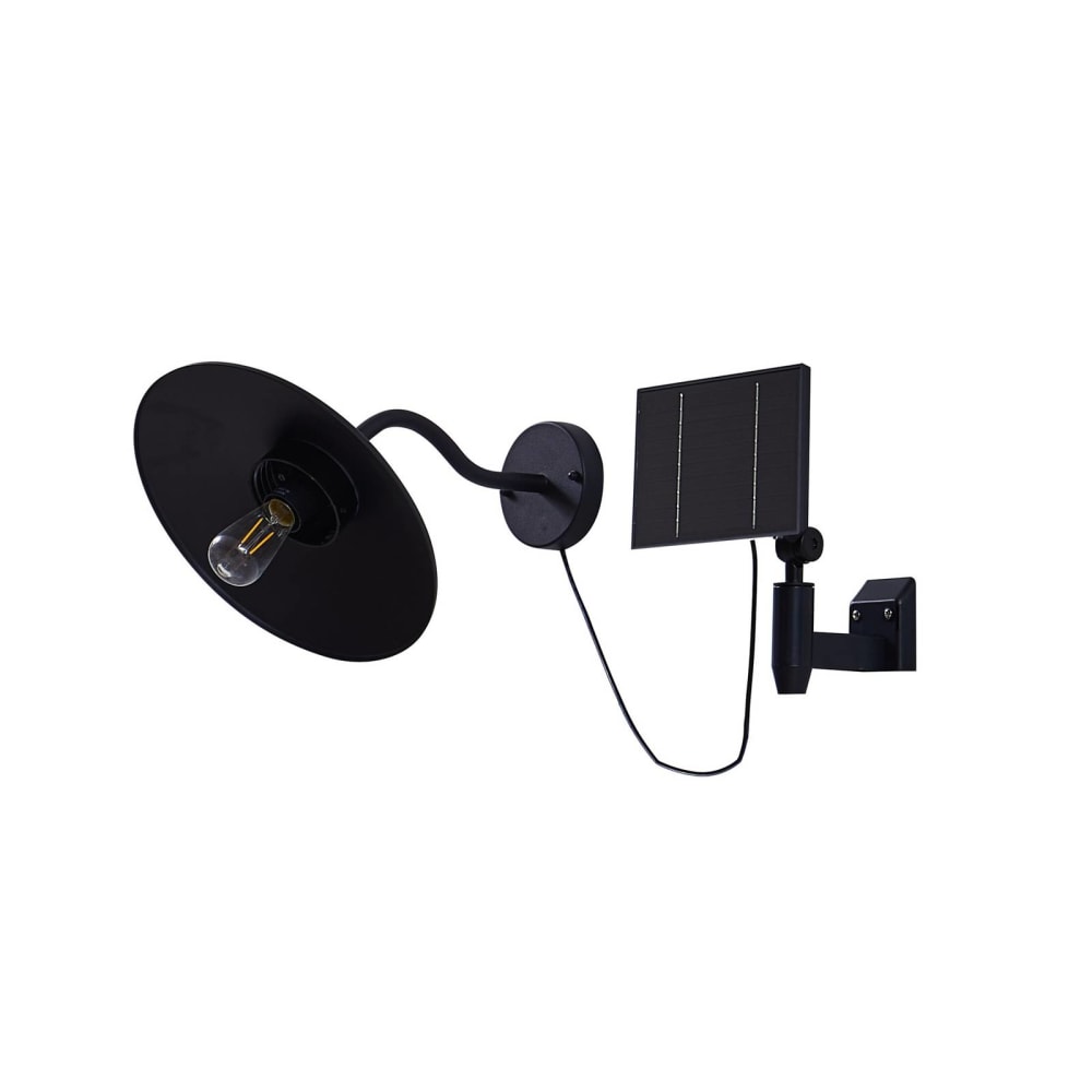 Lindby Solarleuchte außen aus Aluminium, schwarz style modern - Aluminium