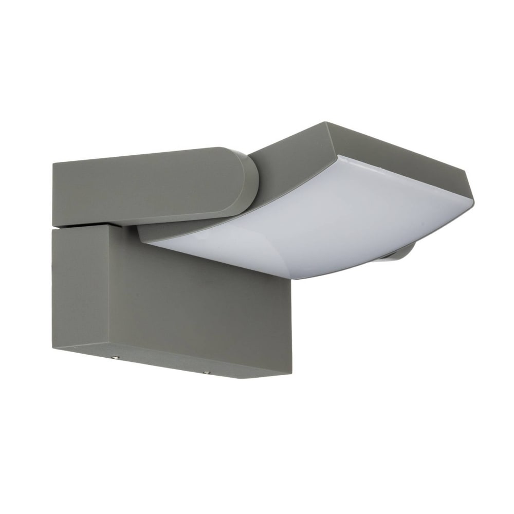 LED AußEnwandleuchte Aus Aluminium, Grau