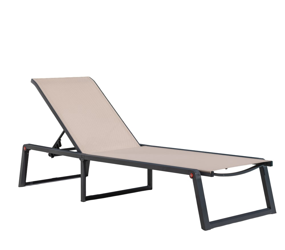 Bain de soleil en aluminium  pliable  lin