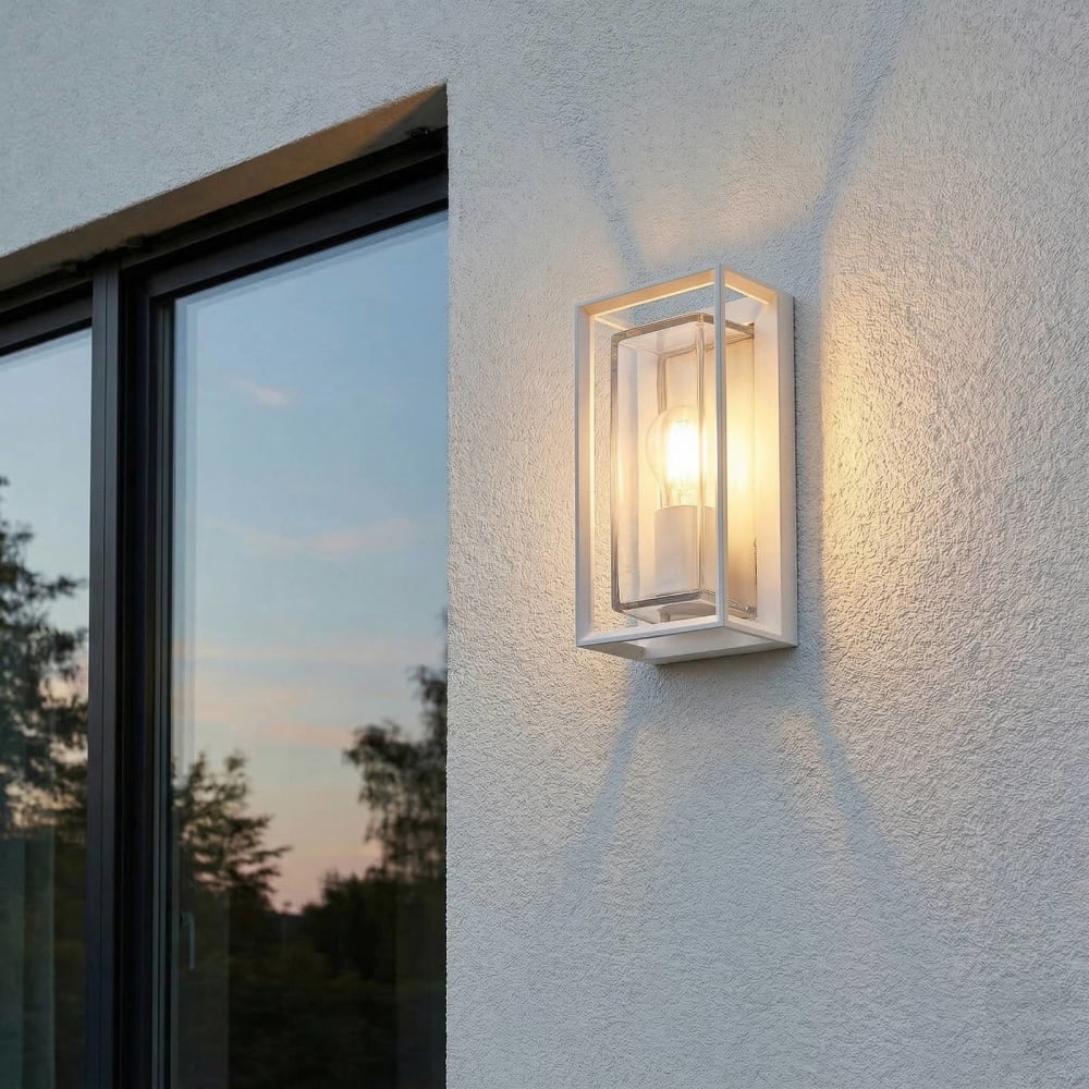 Außenwandleuchte aus Aluminium, weiß - Maisons Du Monde