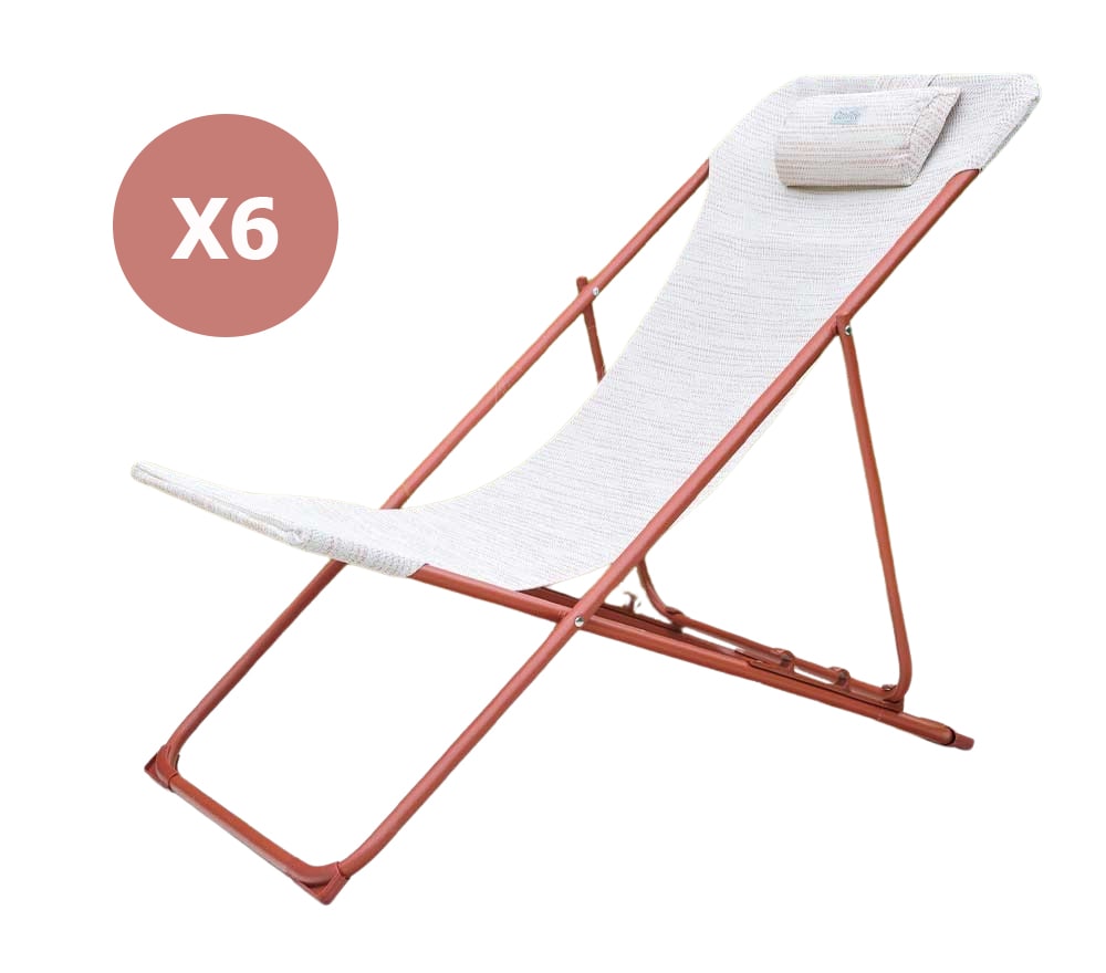 Lot de 6 chiliennes en