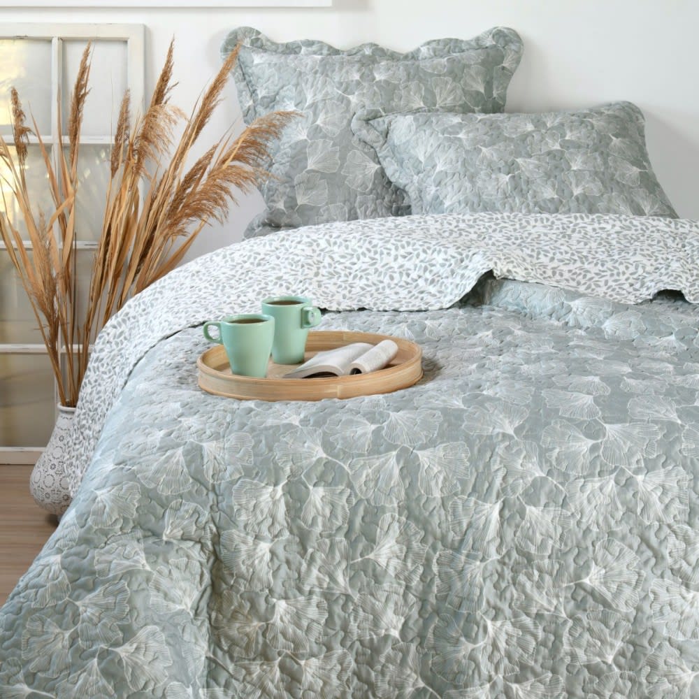 Couvre lit  polyester Vert 240x260