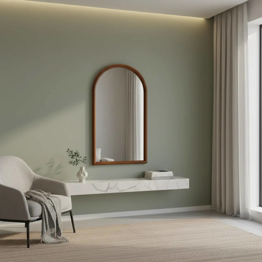 Wandspiegel aus Kiefernholz, 50 x 90 cm - Maisons Du Monde