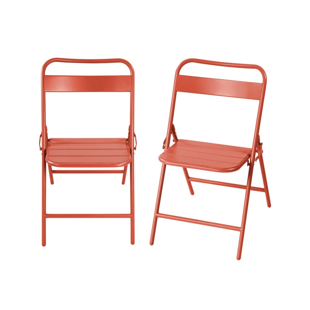 Lot 2 chaises jardin