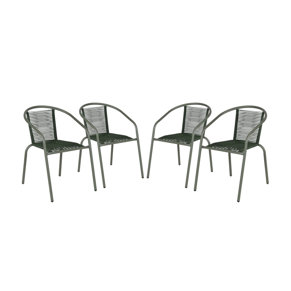fauteuils de jardin kaki