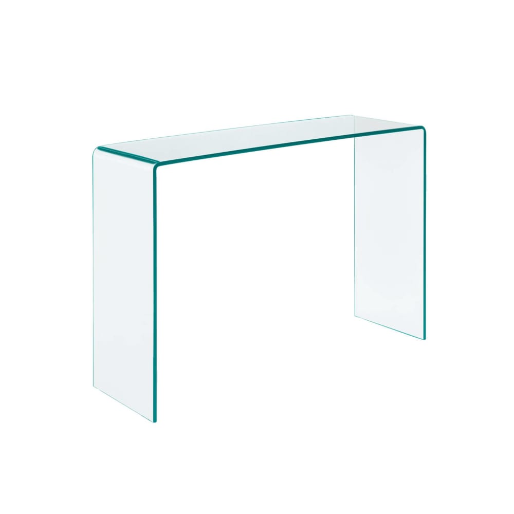 Rechteckiger Konsole aus gehärtetem Glas 110 cm - Glintz -