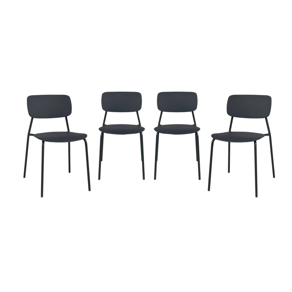 Lot 4 chaises jardin