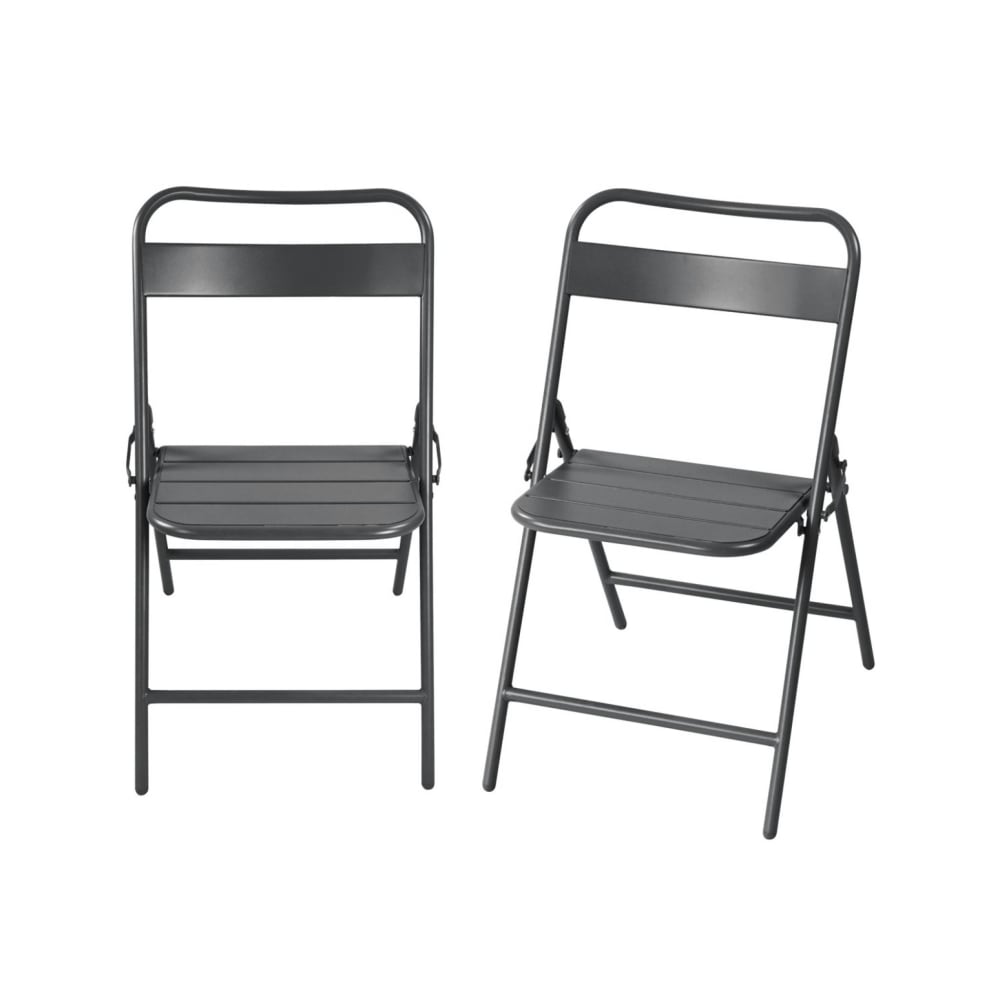 Lot 2 chaises jardin
