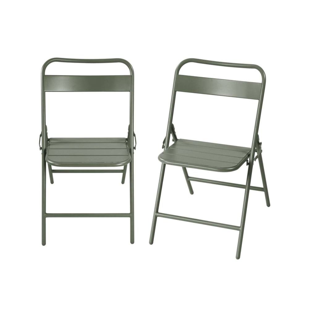 Lot 2 chaises jardin - pliante